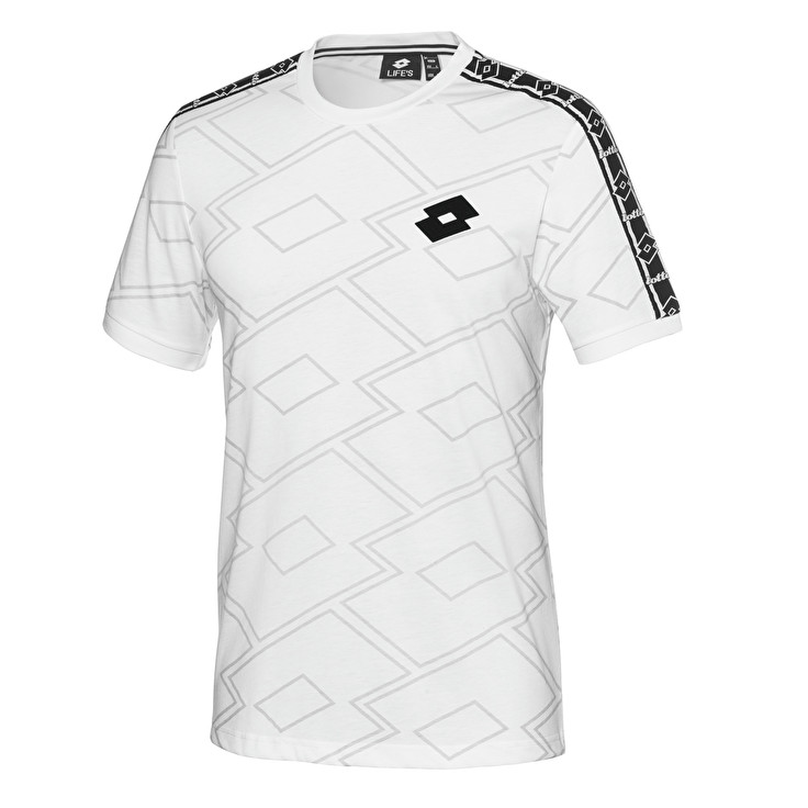 Lotto Athletica Classic Ii Prt Js Camisetas Hombre - Blancas - Colombia GXHTVSQ-35